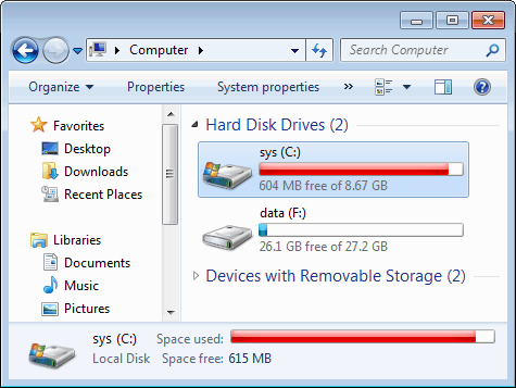 Windows Vista Expand C Drive