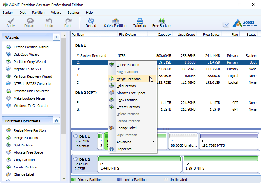 How to extend system partition or c drive?   easeus