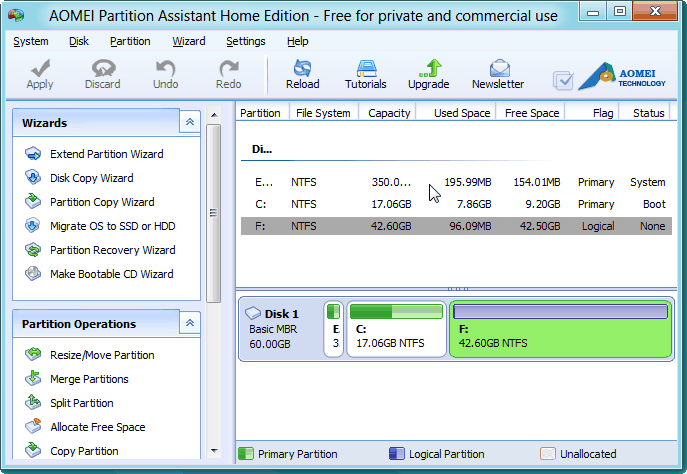 Aomei Partition Assistant Standard Edition -  6