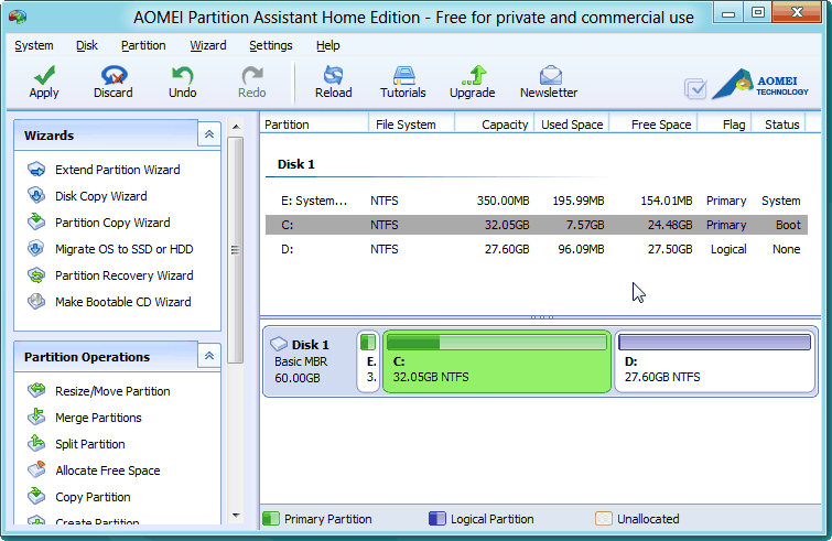 Free Drive Partition Software