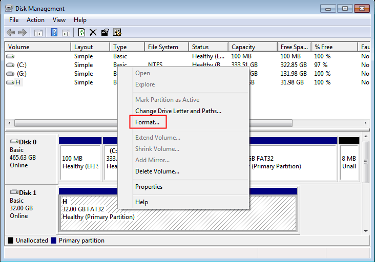 create windows 7 bootable usb using diskpart