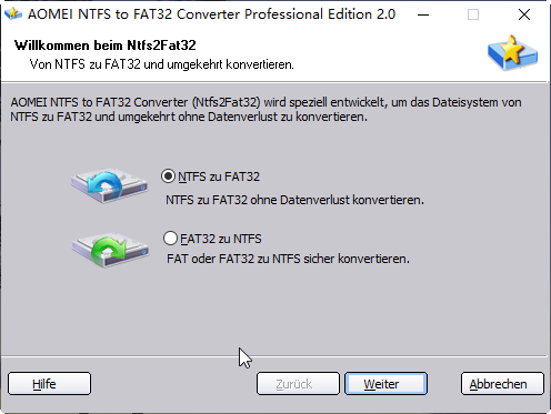 NTFS to FAT32 Converter