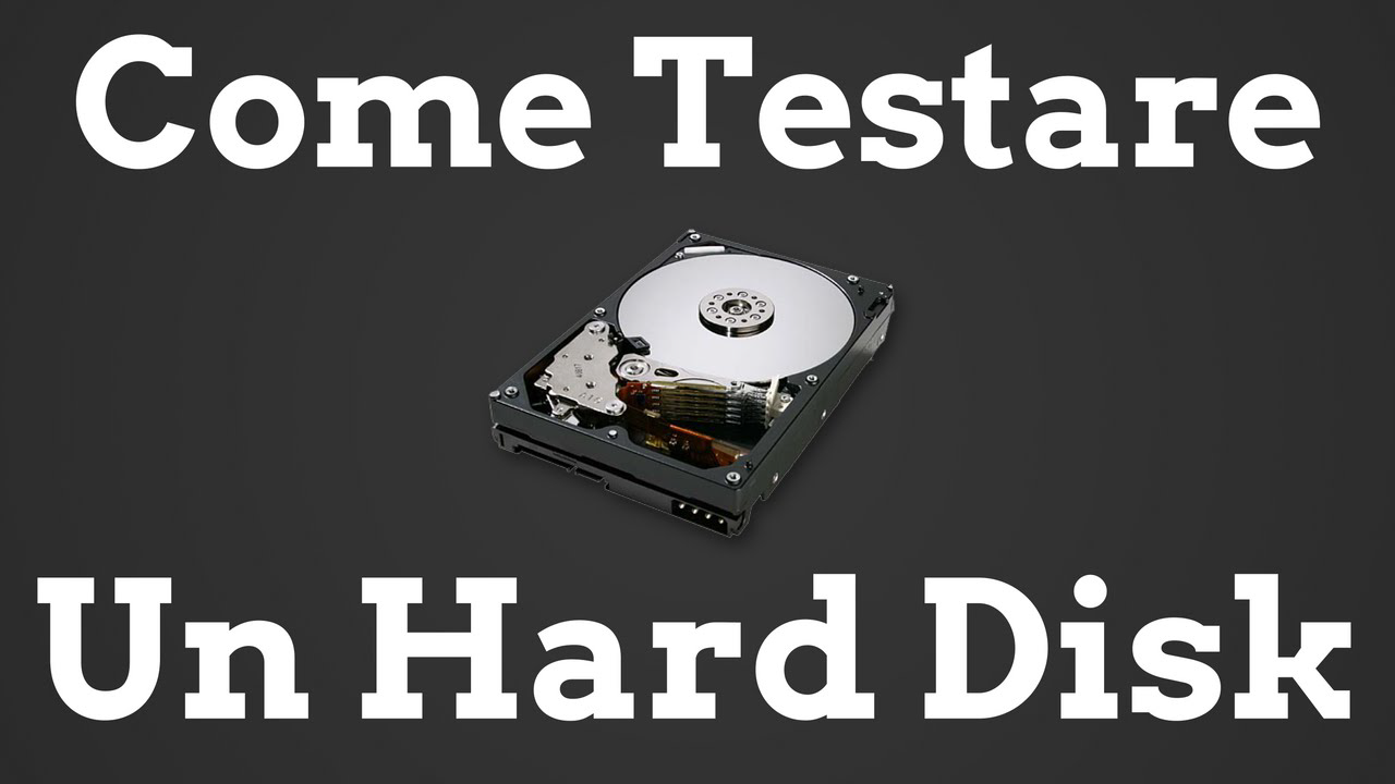 Come testare la velocità di hard disk