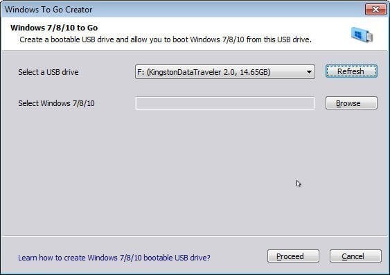 create windows 7 boot disc usb